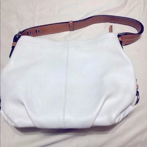 White coach bag